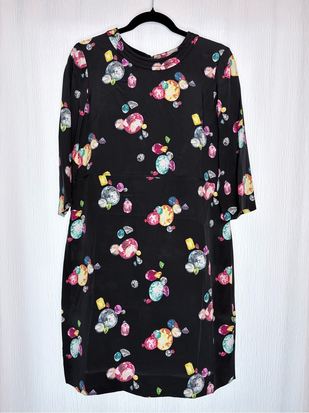 Kate Spade Amber Dress, Silk Gemstone Print, Size 8